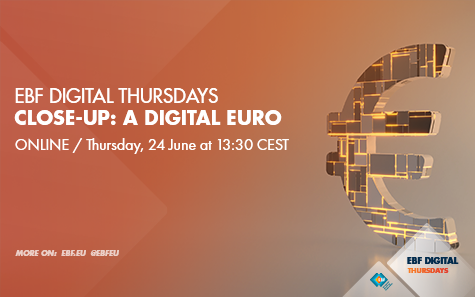 Close-up: A digital Euro, 24 June at 13:30 CEST, Online – UBCG